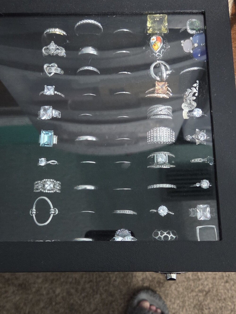 Set Of 50 Stainless Steel Rings